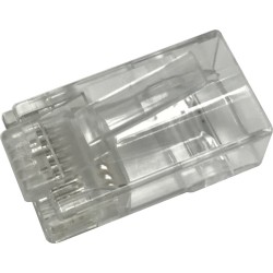 Excel Fast RJ45 Plug Suitable for U/UTP Cat5e and Cat6 (100-Pack) 100-116-100