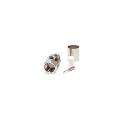 F Type Connector Crimp Plug for RG11 Cable