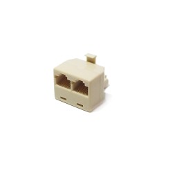 RJ45 Plug-Double Jack Adaptor