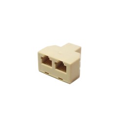 RJ45 Jack-Double Jack Adaptor