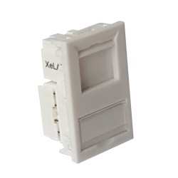 XeLAN Cat5e UTP 6c Style Module Office White (Pack of 20)