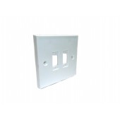 Faceplate Double 9 Way D Type (D9)