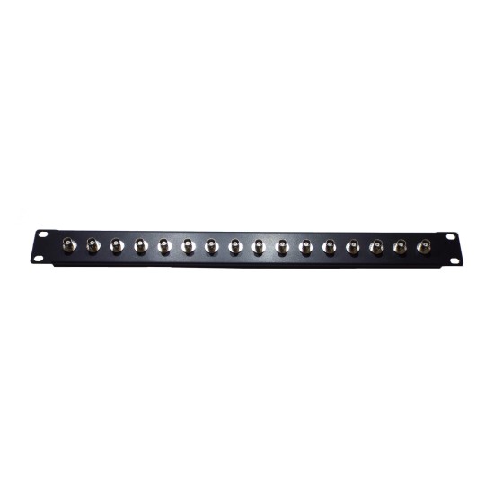 16 Way Loaded Patch Panel BNC