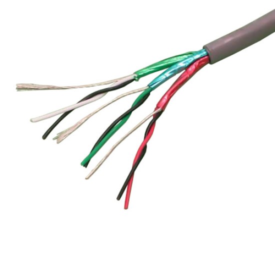 3 Individual Pair (Belden 8777 Equivalent) Individually Shielded Cable