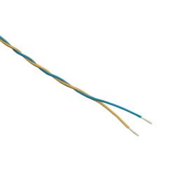 CW1423 0.5mm 2 Wire Jumper Blue/Yellow Cable (100m Drum)