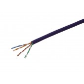 Cat 5e Solid UTP Violet LSOH Excel Cable (100-066)