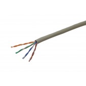 Cat 5e Solid UTP Grey PVC Excel Cable (100-065)