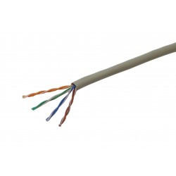Cat 5e Solid UTP Grey PVC Excel Cable (100-065) (305m Box)