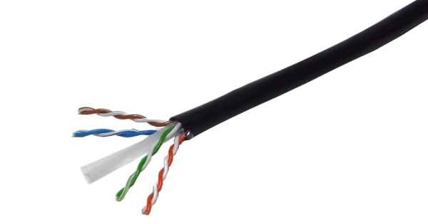 Al Metro Cavo Dati Di Rete Utp Categoria 6 Pvc/pe Da Esterno E Posa Interrata Nero Mtk65peb32 11472173