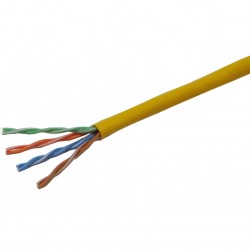 Cat 5e UTP Yellow Patch Cable