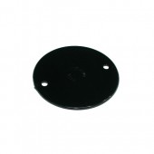 65mm Conduit Circular Black Lid (LID  1B)