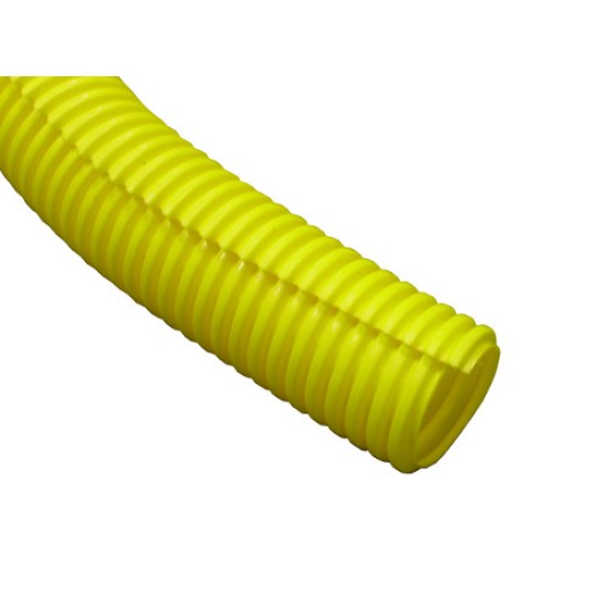 Flexible 25mm Yellow Split Conduit 50m