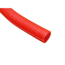 Flexible 32mm Red Split Conduit 25m