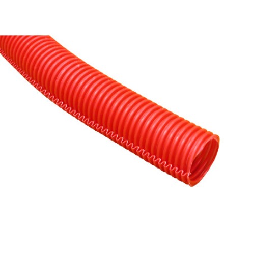 Flexible 32mm Red Split Conduit 50m