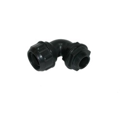 Flexible 90º Spiral Elbow Fitting 25mm