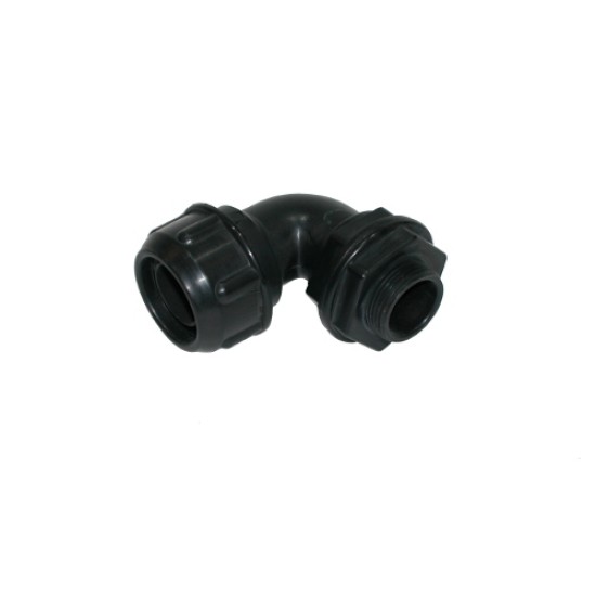 Flexible 90º Spiral Elbow Fitting 25mm
