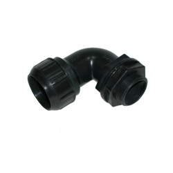 Flexible 90º Spiral Elbow Fitting 32mm