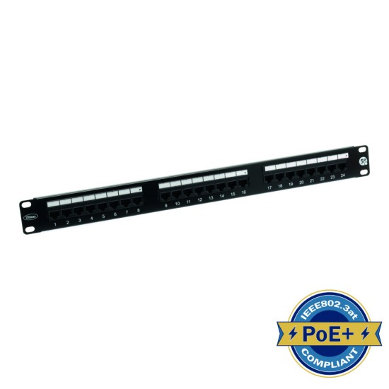 Ultima Unshielded 24 Port 1u IDC Patch Panel Cat 6