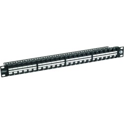 Ultima 24 Port Keystone Jack Frame Black Cat6a