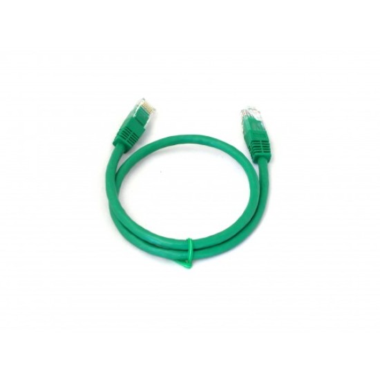 Patch Lead Green Booted RJ45 Cat 5e/Cat5e