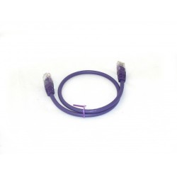 Patch Lead Violet Booted RJ45 Cat 6/Cat6