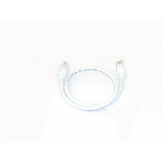 Patch Lead White Booted RJ45 Cat 6/Cat6