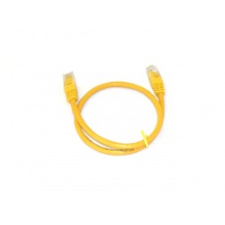 Patch Lead Yellow Booted RJ45 Cat 5e/Cat5e